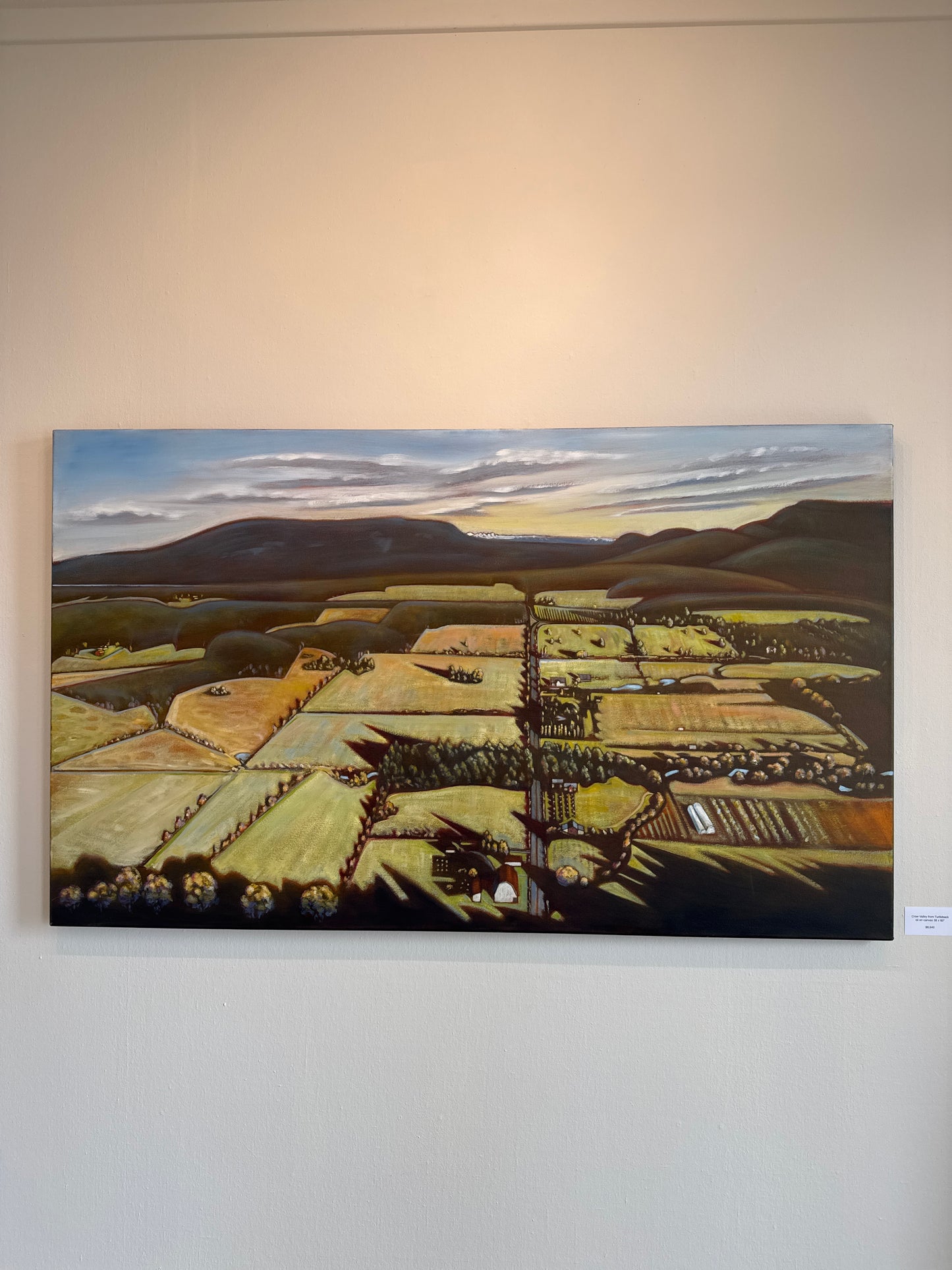 DV-2502 Crow Valley from Turtleback oil on canvas 30 x 60
