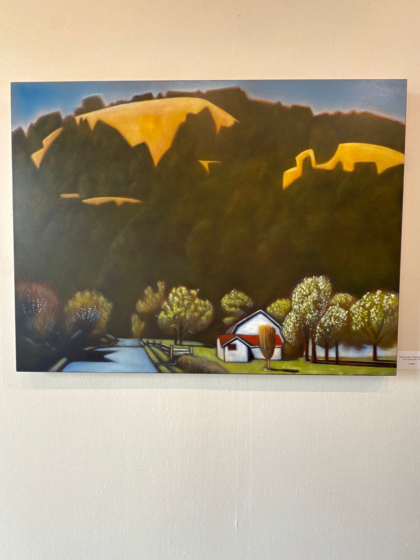DV-2505 Spring Under Turtleback Mtn. oil on canvas 30 x 40