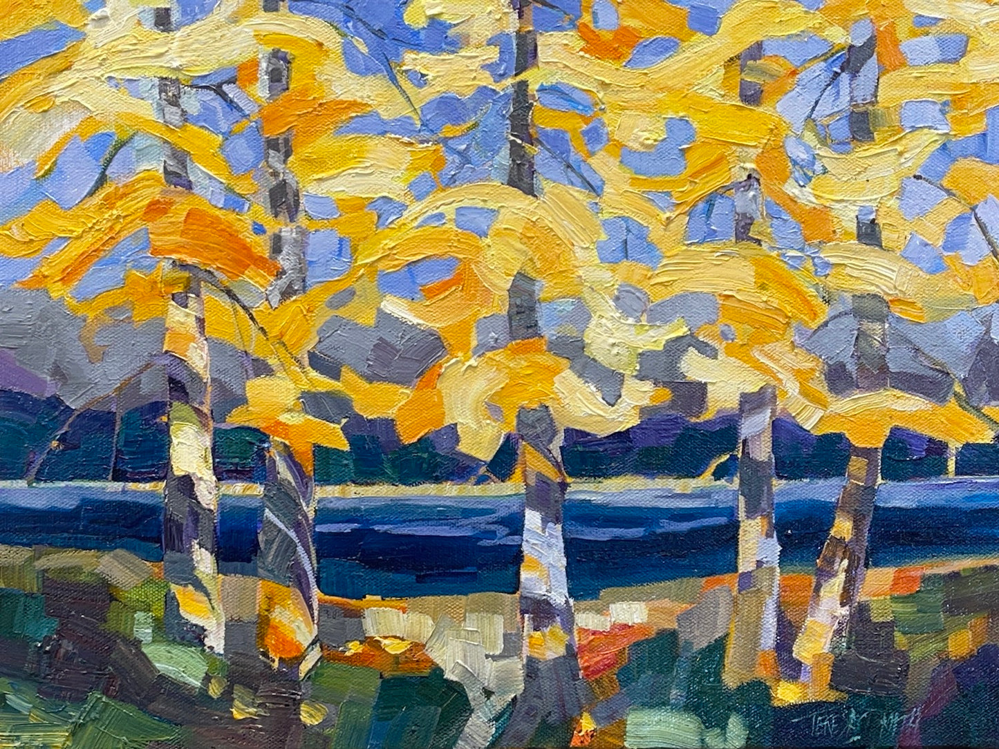 TS-2409 Fall Color 12 x 16 oil on canvas