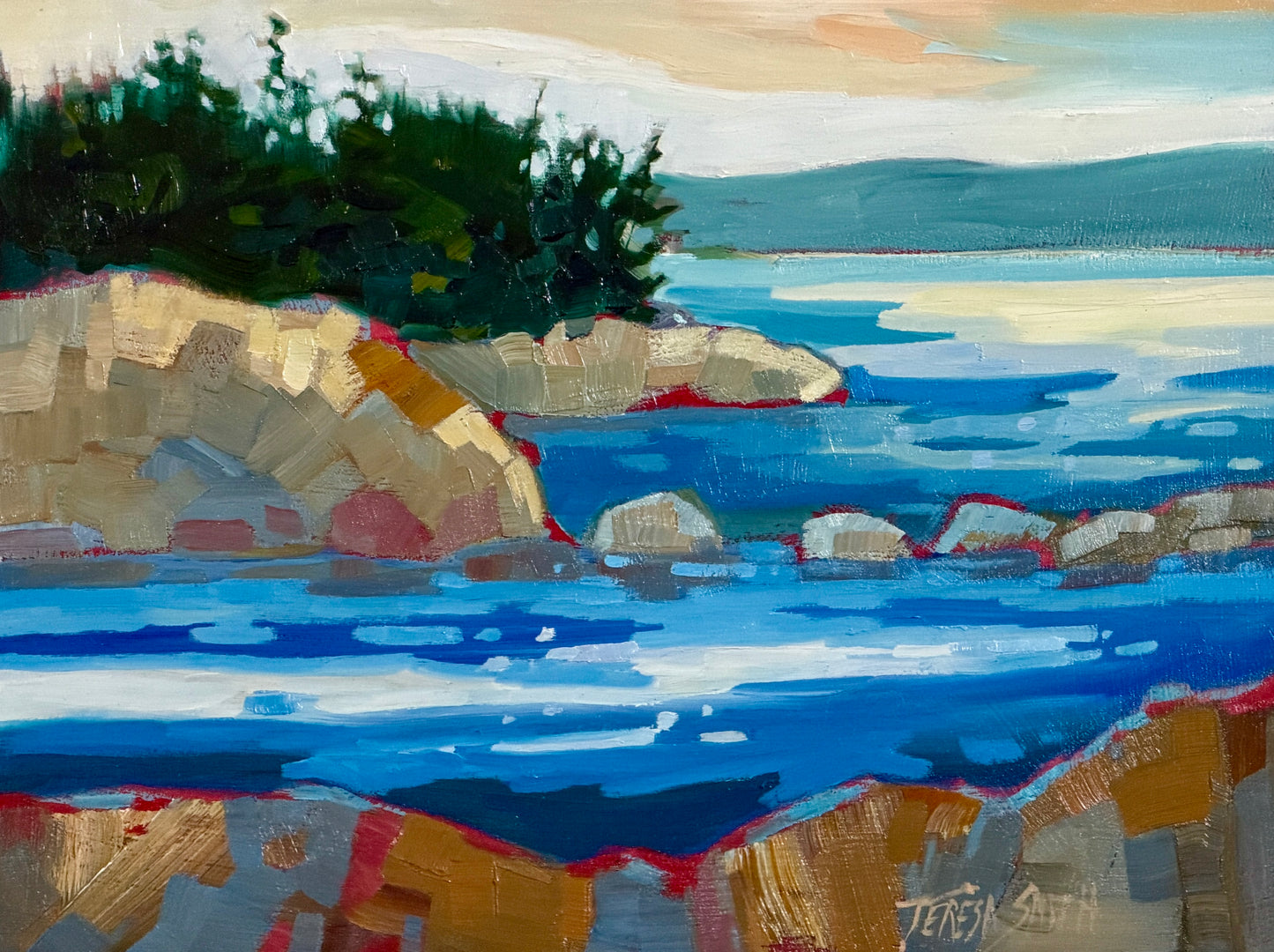 TS-2606 Islands 9 x 12 oil on board
