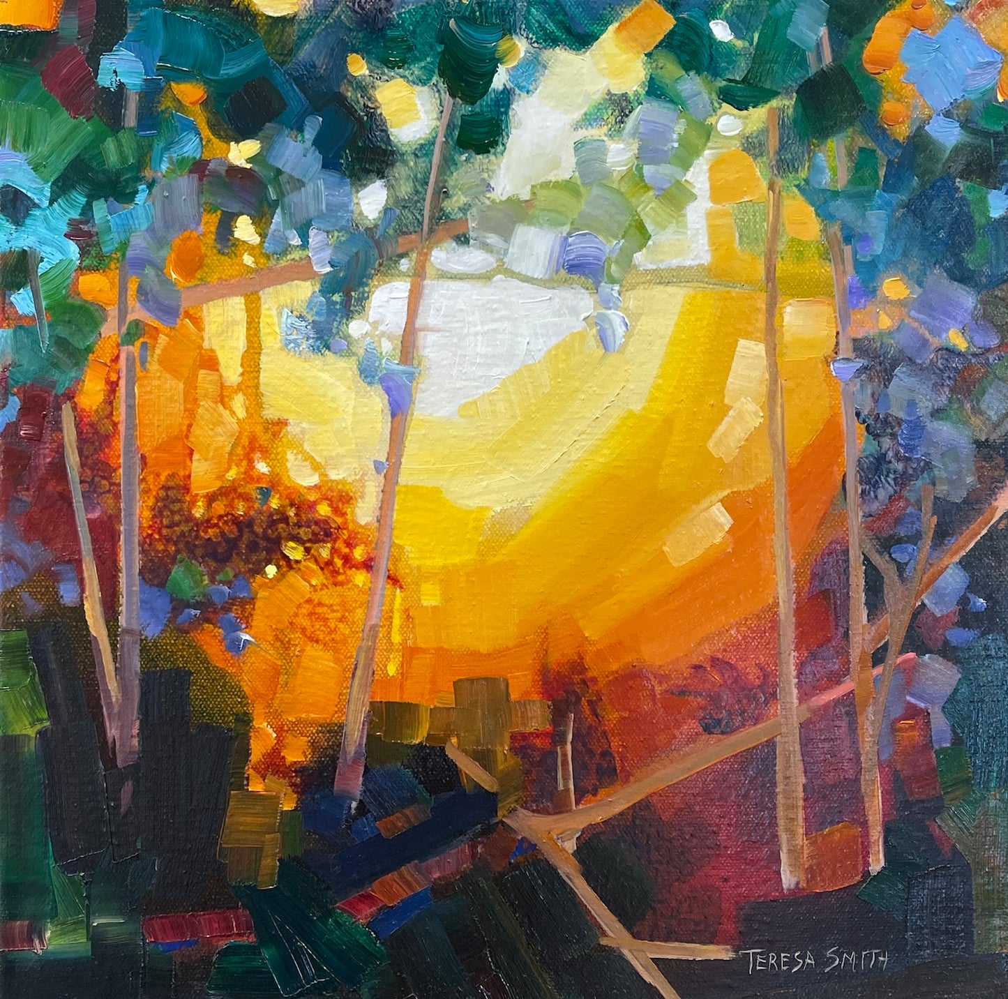 TS-2405 Roots and Branches 12 x 12 oil on canvas