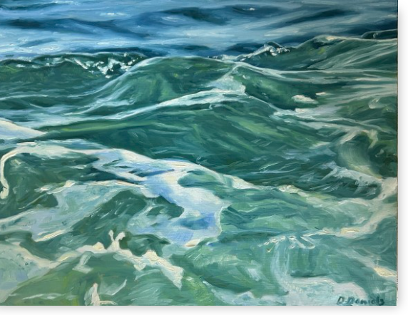 DD-2311 Summer's Dance 9 x 12 oil on board