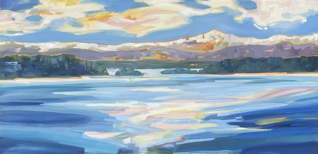 TS-2510 Salish Sea 20 x 40 oil on canvas
