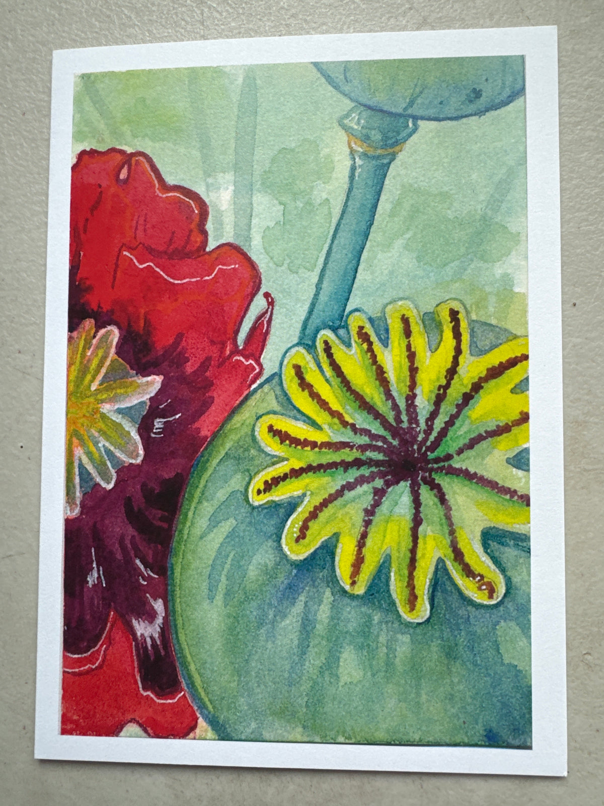 BQGO-2603 Poppies 3 card