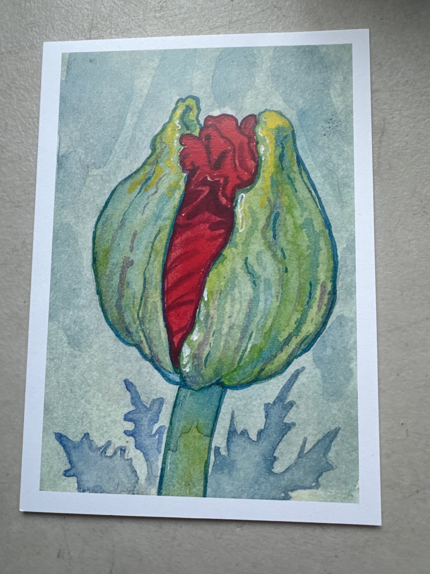 BQGO-2602 Poppies 2 card