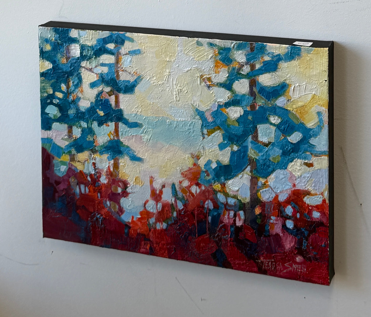 TS-2604 Looking Down 12 x 16 oil on canvas
